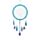 Caça-Sonhos Espírito da manada de lobos 33cm