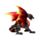 Dark Legends Protetor da Noite Dragão de Fogo Obsidiano