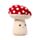 Peso para porta em pelúcia - Cogumelo