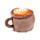 Peso para porta em pelúcia Foodiemals Cappuccino 
