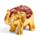 Figurita Elefante da sorte dourado