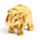 Figurita Elefante da sorte dourado