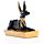 Anubis Preto e Dourado Recostado