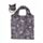 Saco de compras reutilizável dobrável Lucky o Gato preto da sorte