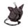 Saco de compras reutilizável dobrável Lucky o Gato preto da sorte