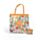 Saco de compras reutilizável dobrável Mother's Day Mãe Tulipas