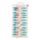 Pulseiras moda fashion - Contas azuis com conchas e estrelas-do-mar