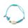 Pulseiras moda fashion - Contas azuis com conchas e estrelas-do-mar