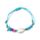 Pulseiras moda fashion - Contas azuis com conchas e estrelas-do-mar