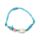 Pulseiras moda fashion - Contas azuis com conchas e estrelas-do-mar