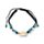 Pulseiras moda fashion - Contas marrons com conchas