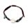 Pulseiras moda fashion - Contas marrons com conchas