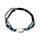Pulseiras moda fashion - Contas marrons com conchas