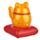 Boneco solar - gato a mover o braço
