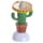 Boneco solar Cactus com chapéu mexicano