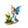 Daydream Fada das Flores com flores de primavera