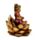 Conjunto de 2 peças Ganesh e Lakshmi Lotus em ouro