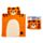 Toalha infantil com capuz Alfie o tigre Adoramals