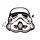 Puzzle com 130 peças forma capacete The Original Stormtrooper