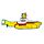 Puzzle com 130 peças forma The Beatles Yellow Submarine
