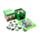 Puzzle com 130 peças forma Minecraft Creeper 