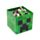 Puzzle com 130 peças forma Minecraft Creeper 