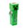Caleidoscópio moldado Minecraft Creeper 