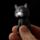 Porta-chaves com luz e som - Gato Miau