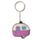 Porta-chaves com funda para chaves PVC Caravana