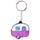 Porta-chaves com funda para chaves PVC Caravana
