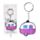 Porta-chaves com funda para chaves PVC Caravana