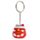 Porta-Chaves Gato Chinês da Sorte Maneki Neko 3D PVC