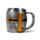 Caneca Capacete Decorativo de Cavaleiro Medieval Prata e Ouro