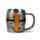 Caneca Capacete Decorativo de Cavaleiro Medieval Prata e Ouro