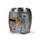 Caneca Capacete Decorativo de Cavaleiro Medieval Prata e Ouro