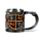 Caneca com Brasão Decorativo Armas de Ouro e Prata