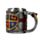 Caneca com Brasão Decorativo Armas de Ouro e Prata