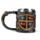 Caneca com Brasão Decorativo Armas de Ouro e Prata