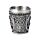 Copo de shot decorativo do cavaleiro negro medieval