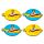 The Beatles Yellow Submarine - set de 4 bases para copos