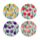 Tulipas set de 4 bases para copos