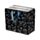 Saco de armazenamento com Zip Lucky o gato preto da sorte