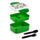 Lancheira Bento com fecho clip e talheres - Minecraft Creeper & TNT