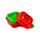 Lancheira Bento com fecho Clip Elidi o Morango Foodiemals