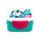 Lancheira Bento com fecho clip e talheres Hatsune Miku