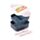 Lancheira Bento com fecho clip e talheres - Pusheen the Cat Sushi Club