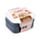 Lancheira Bento com fecho clip e talheres - Pusheen the Cat Sushi Club