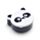 Conjunto de 3 lancheiras com formas Adoramals Panda 