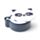 Conjunto de 3 lancheiras com formas Adoramals Panda 
