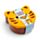 Conjunto de 3 lancheiras com formas Adoramals Tiger